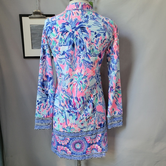 Lilly Pulitzer UPF 50+ Skipper Popover Dress Cabana Cocktail XS - Picture 3 of 16